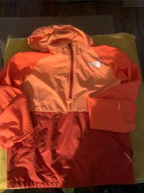 The North Face Two-Tone Orange Ombre Pullover Anorak